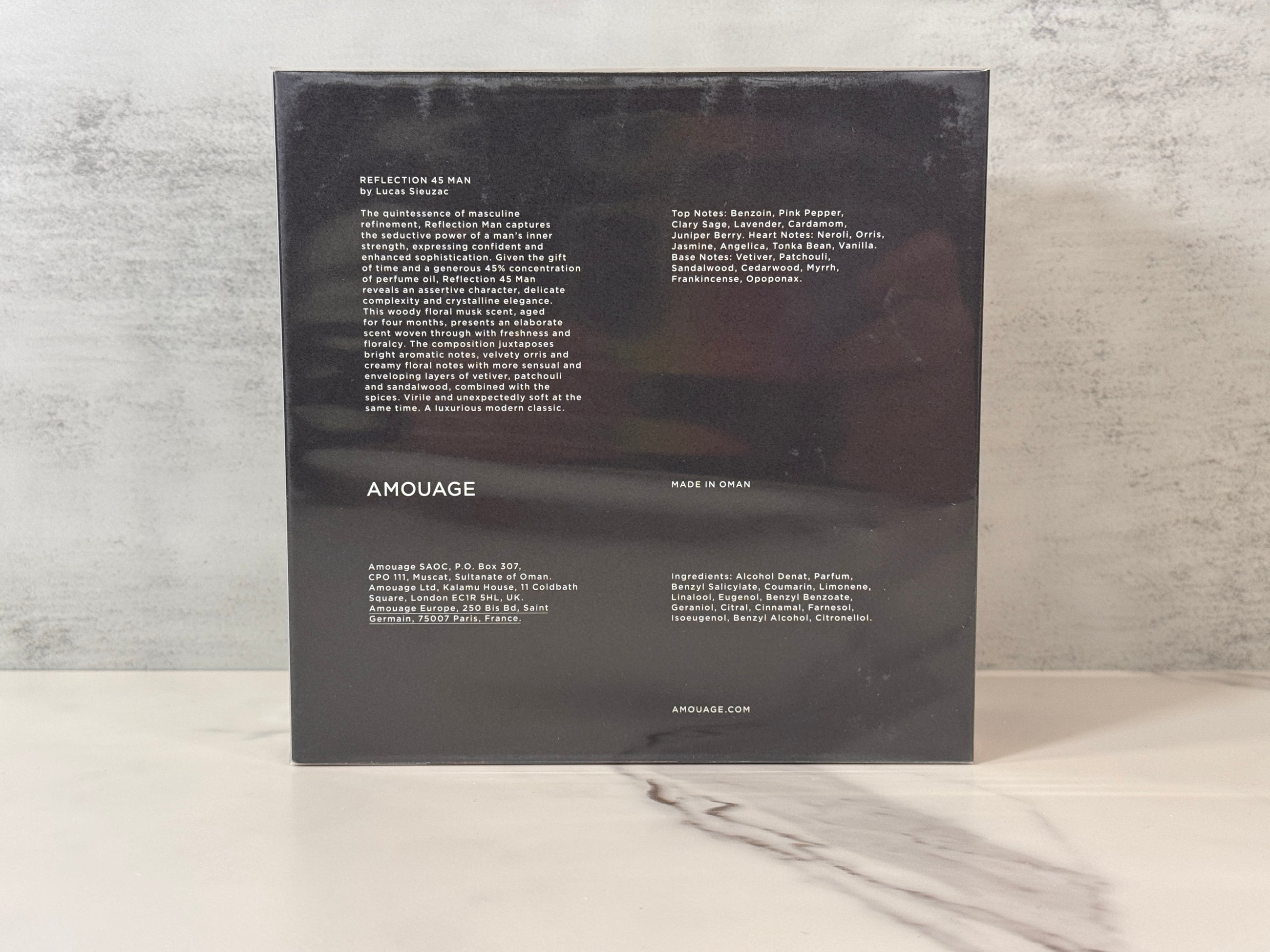 Amouage Reflection 45 Man Extrait Batch J08291 (Sample)