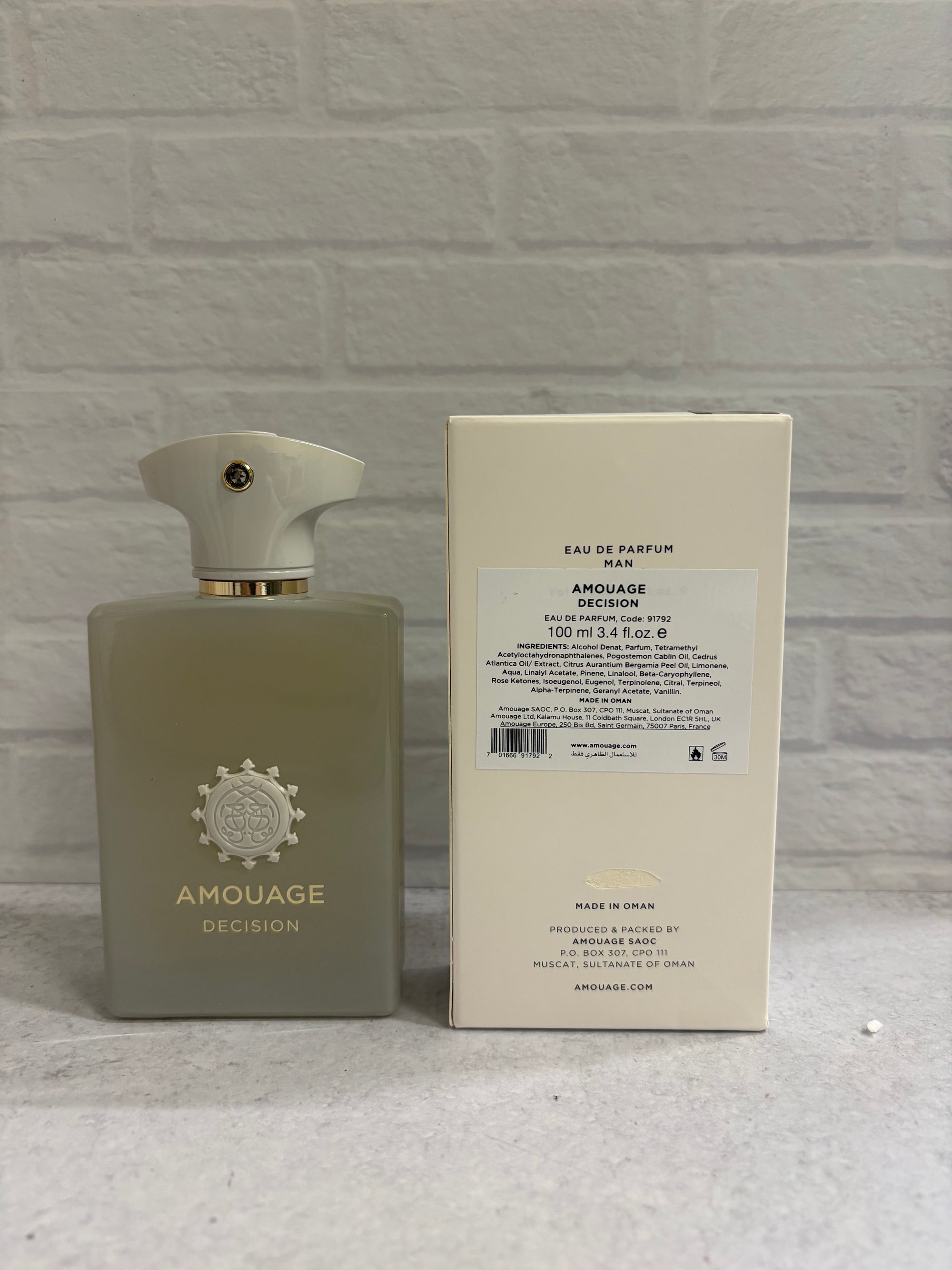 Decision by Amouage | Decoded Tester