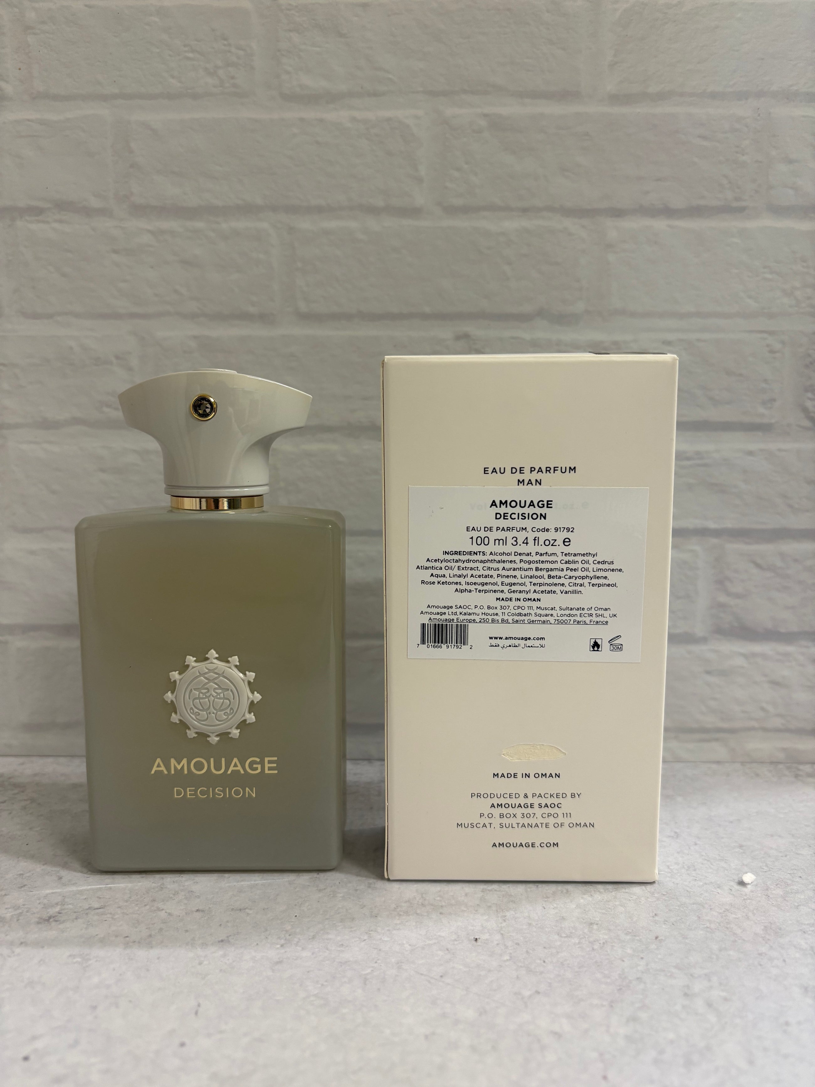 Decision by Amouage | Decoded Tester