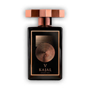 Kajal V Eau de Parfum black bottle with copper cap