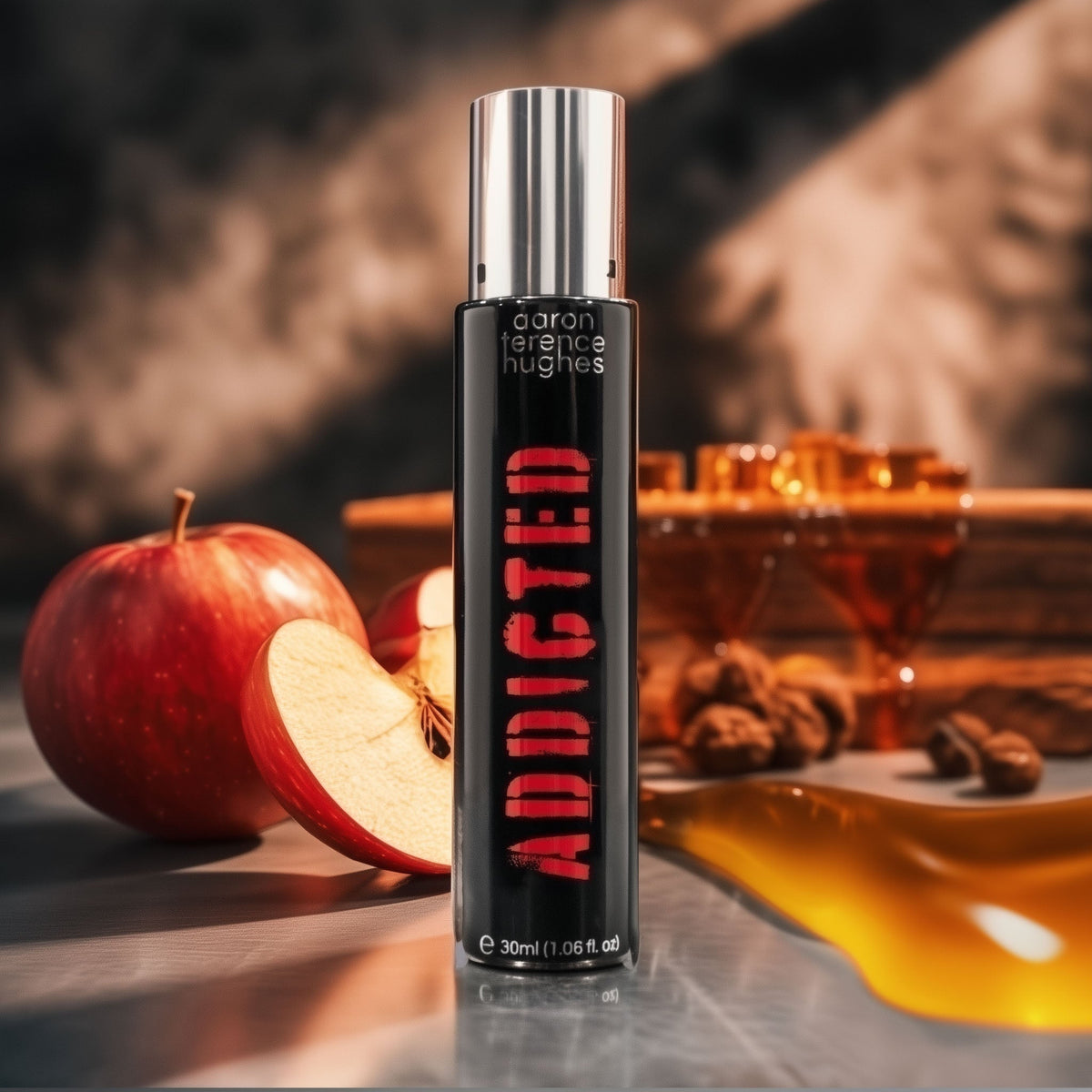 Addicted by Aaron Terence Hughes — original bottle shown for fragrance identification; sample sold separately