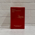 Actual Baccarat Rouge 540 scented body oil retail box