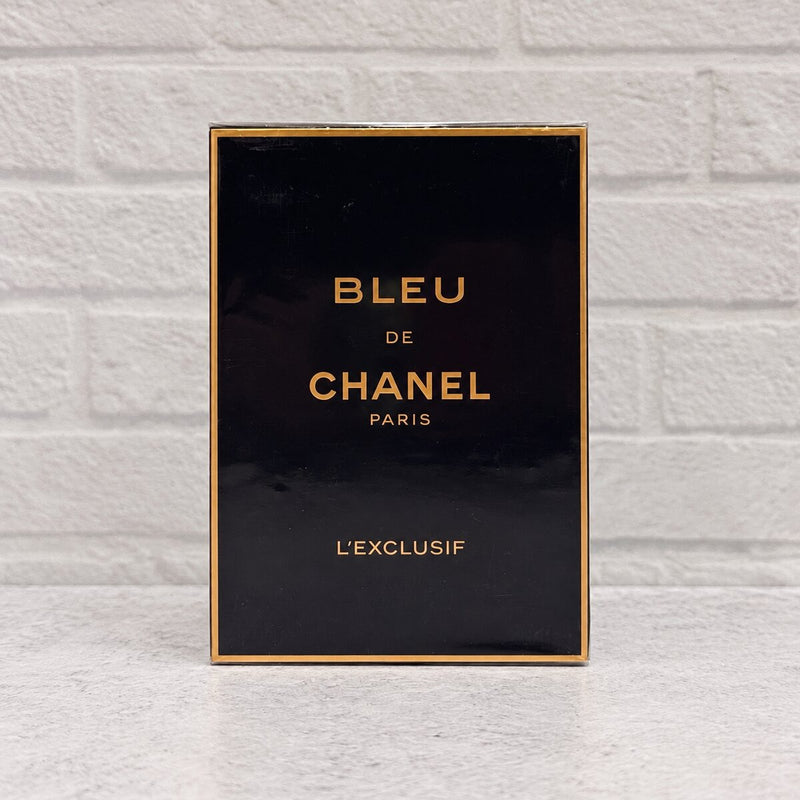 Bleu de Chanel L’Exclusif Parfum 160 mL retail box, front view