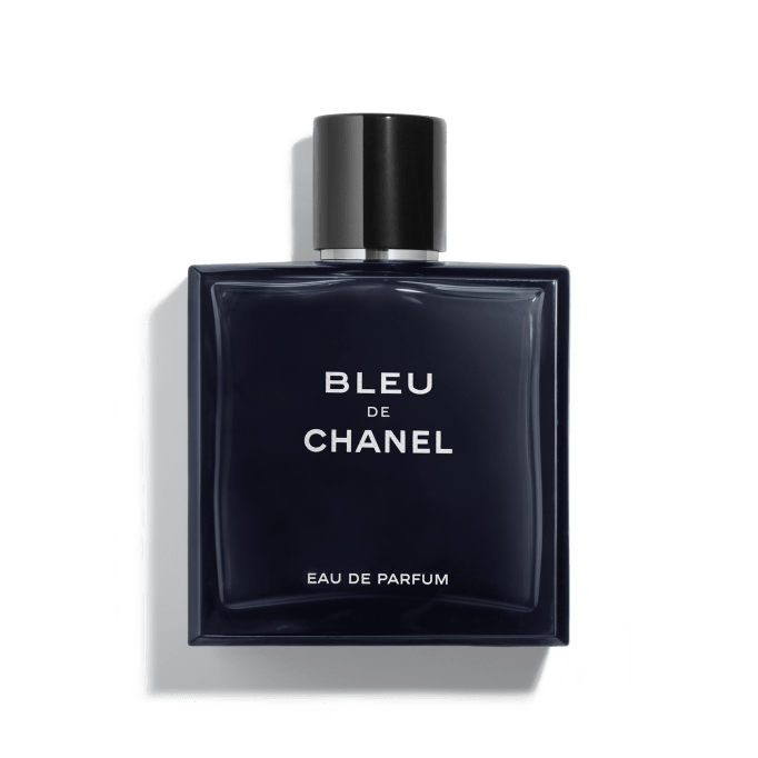 CHANEL bleu edp 100 mL bottle with cap, fragrance reference