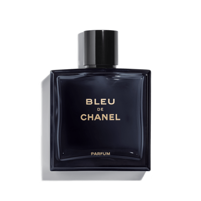 CHANEL bleu parfum 100 mL bottle with cap, fragrance reference