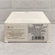 Creed Love in Black 75 mL original box barcode view, showing actual packaging condition