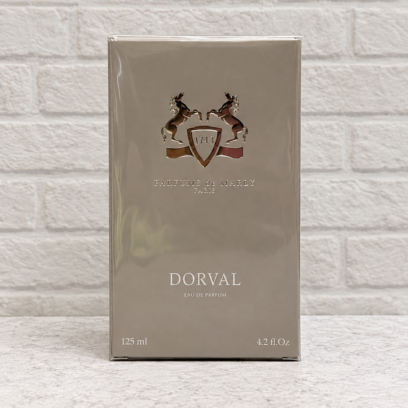 Actual sealed Dorval 125 mL retail box front view
