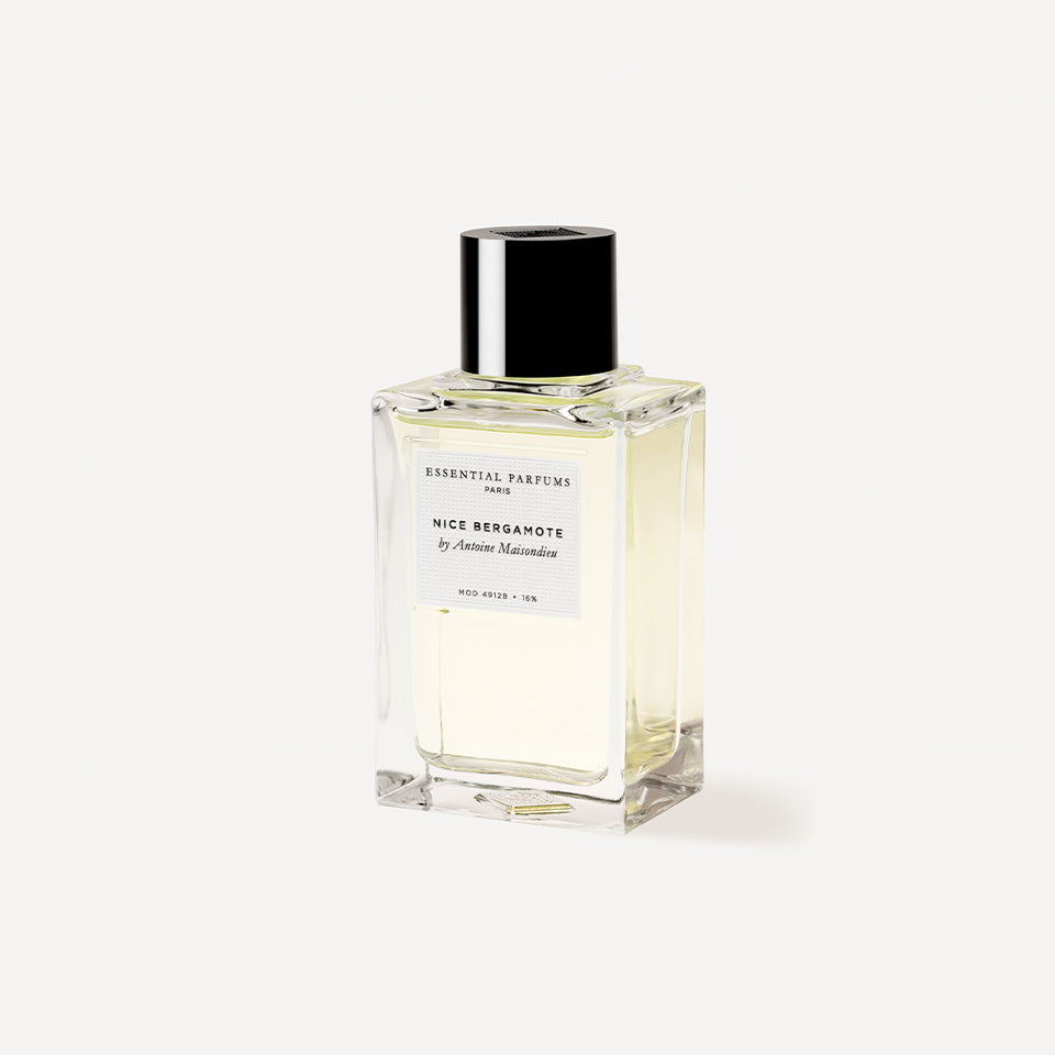 Essential Parfums nice bergamote — official bottle reference angled view; tester cap and packaging may differ