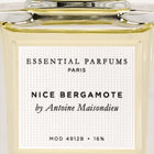 Essential Parfums nice bergamote — official bottle reference label detail; tester cap and packaging may differ