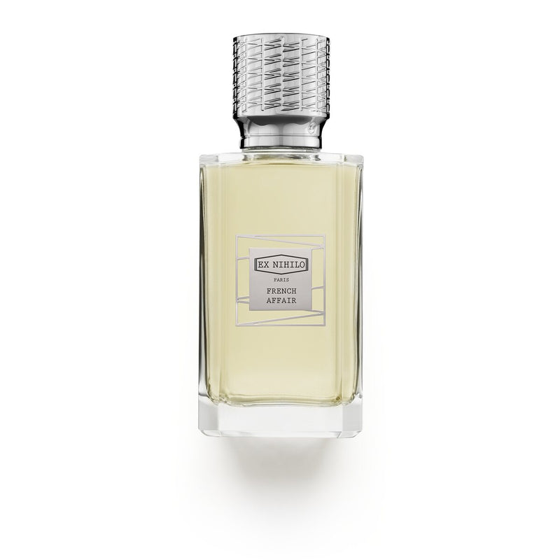 EX NIHILO French Affair fragrance reference bottle; listing is for one 7.5 mL original spray, full bottle not included