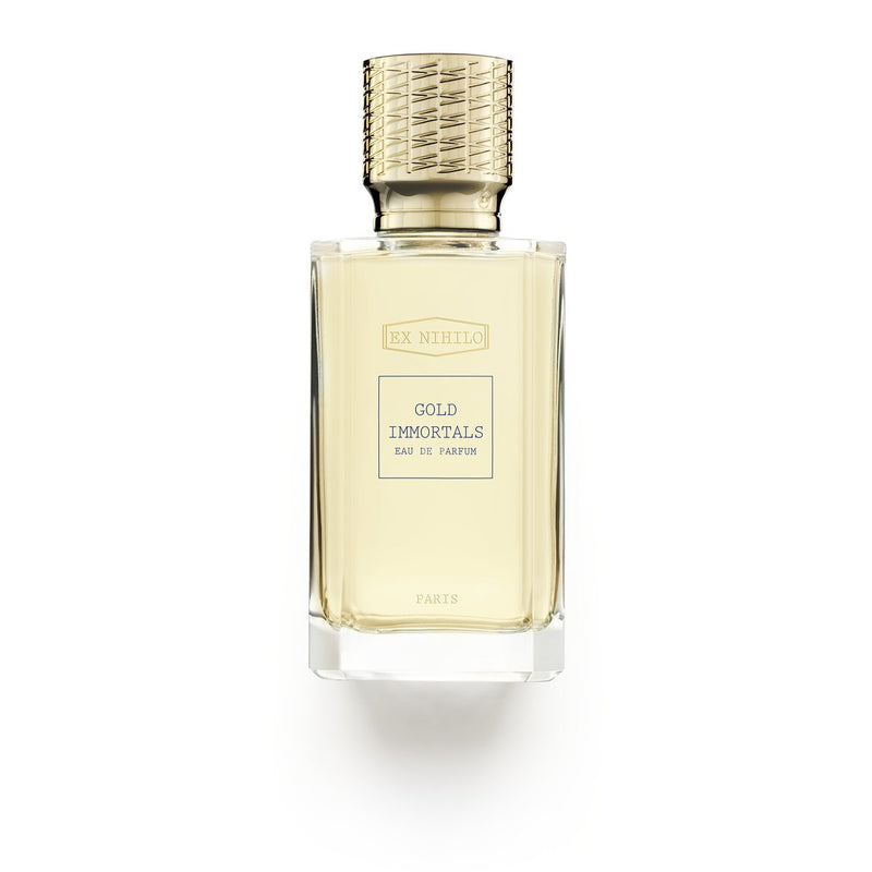 EX NIHILO Gold Immortals fragrance reference bottle; listing is for one 7.5 mL original spray, full bottle not included