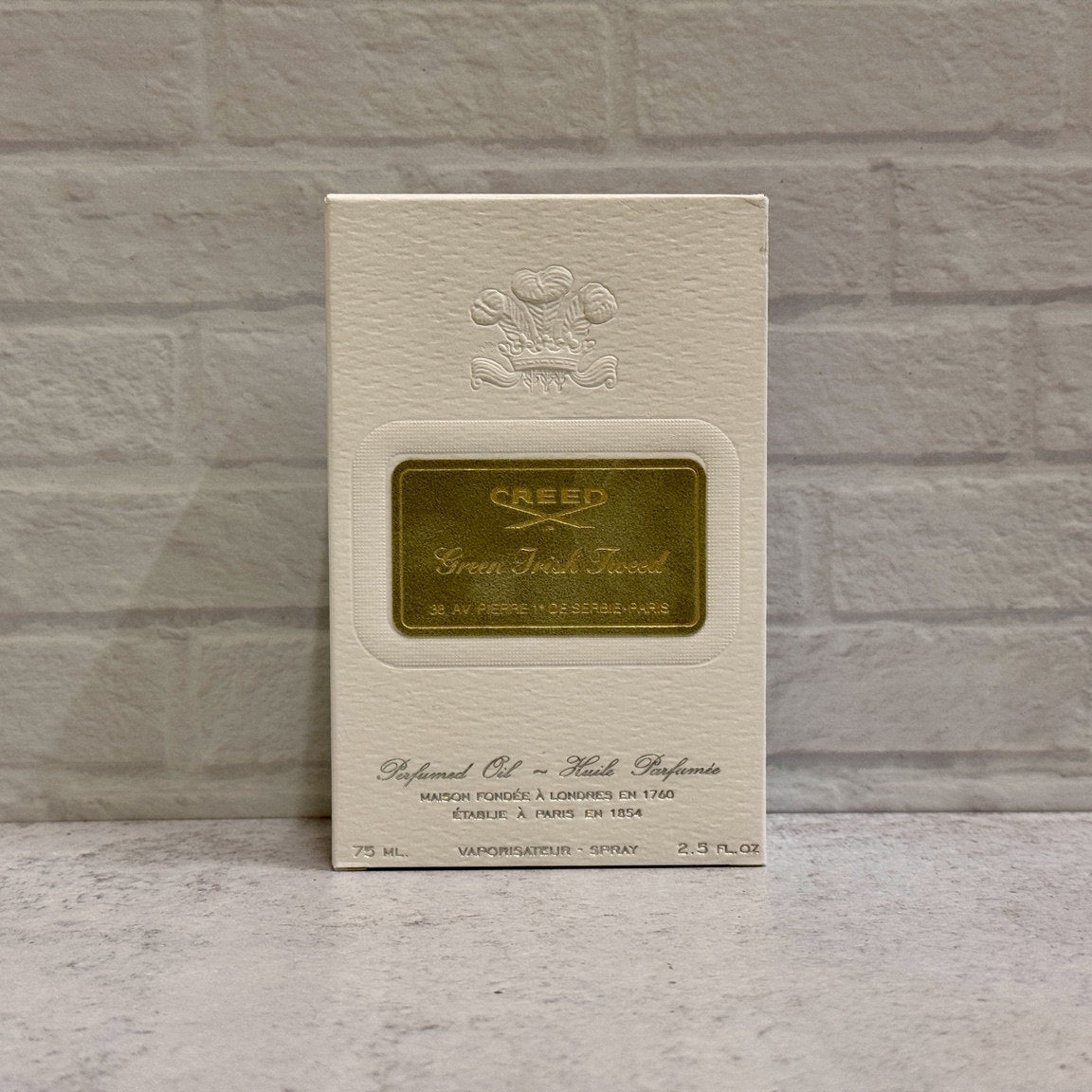 Creed Green Irish Tweed Perfumed Oil 75 mL — new in box