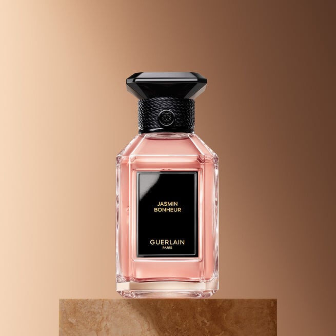 Guerlain jasmin bonheur reference bottle; original bottle not included with samples