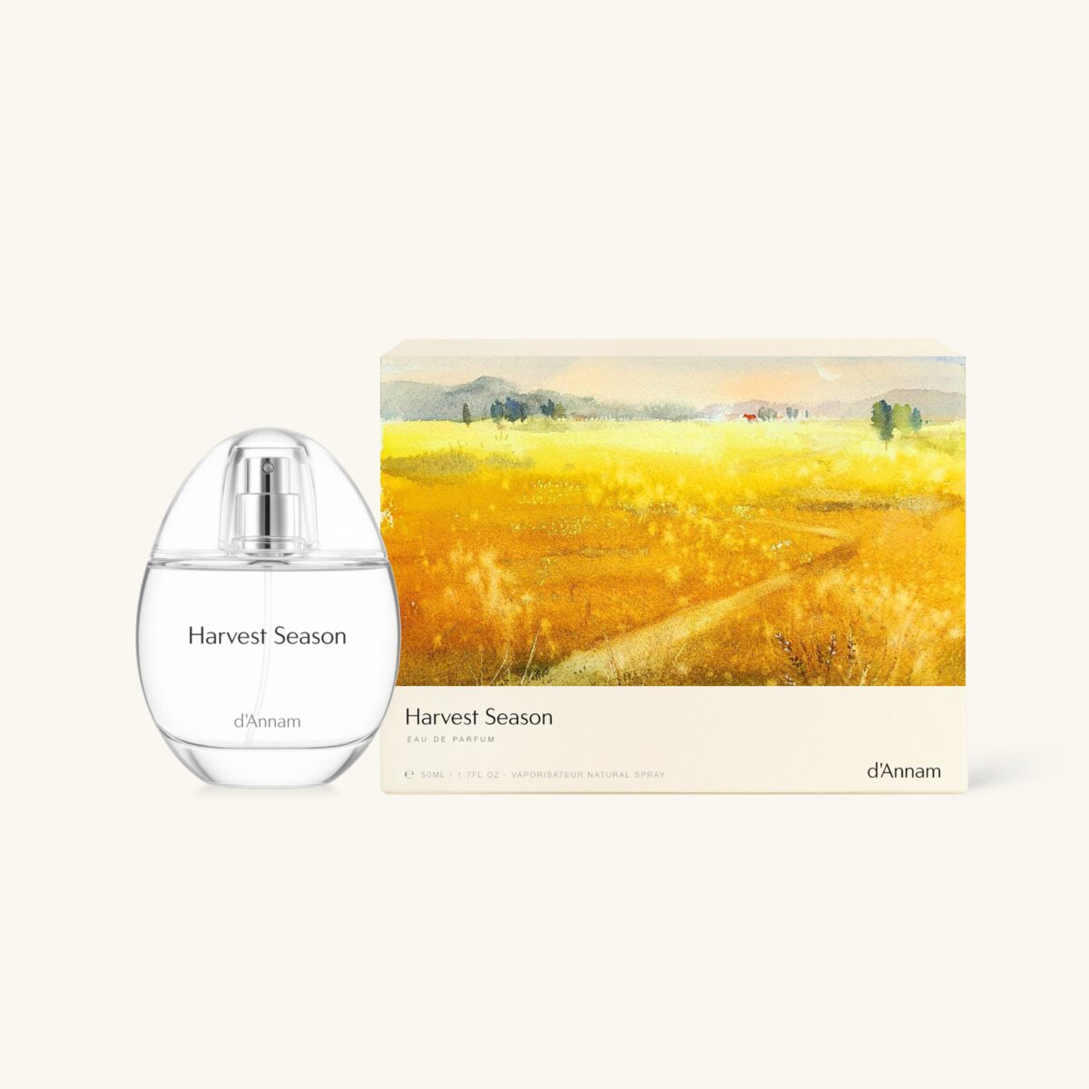 Harvest Season by d’Annam — full-size bottle shown for fragrance identification; sample sold separately