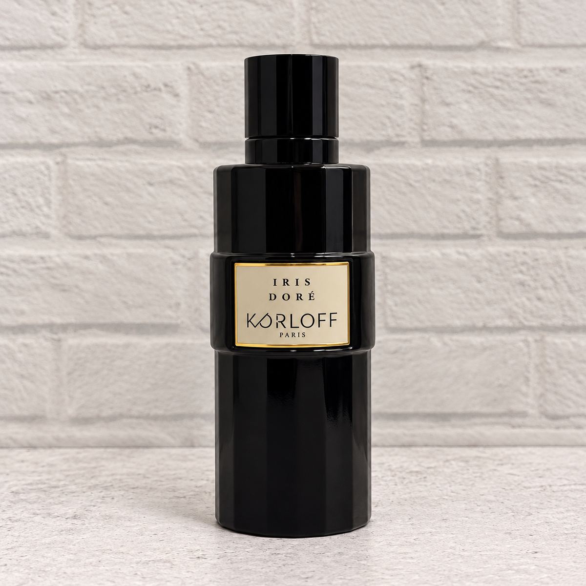 Iris Doré by Korloff bottle reference; original bottle not included with Scent Rush decant samples
