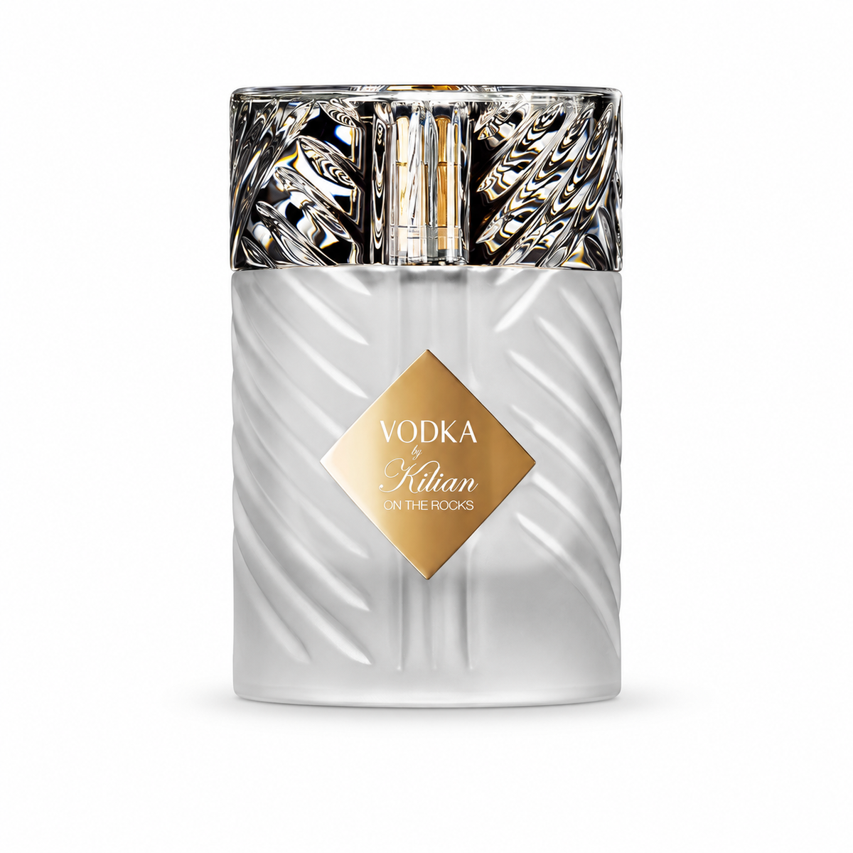Kilian Vodka on the Rocks Eau de Parfum 100 mL frosted bottle on white background