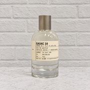 Gaiac 10 tester bottle with cap, front view