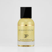 Les Eaux Primordiales Mécanique Intuitive Eau de Parfum reference bottle; original bottle not included with samples