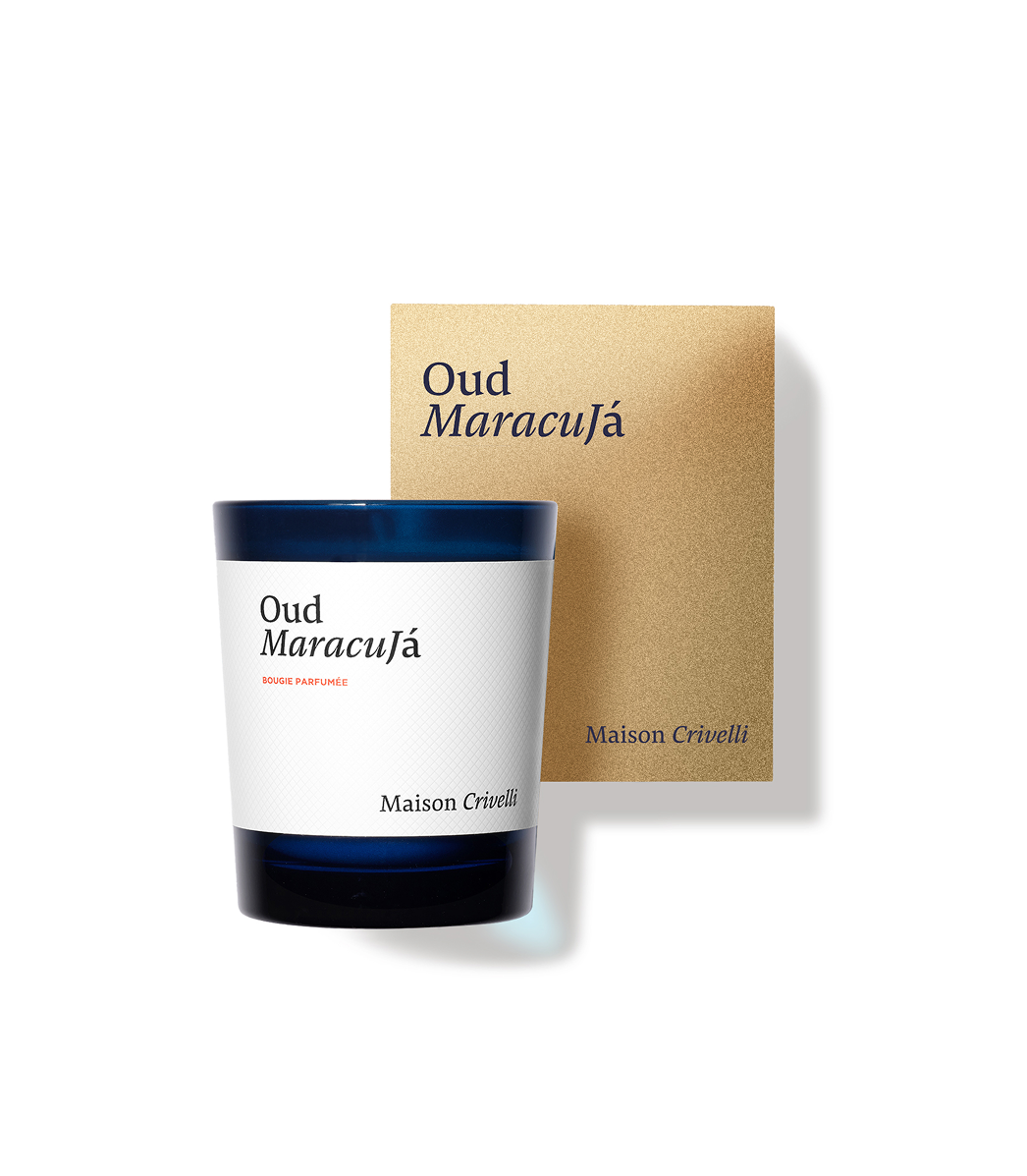 Oud Maracujá scented candle 190 g by Maison Crivelli