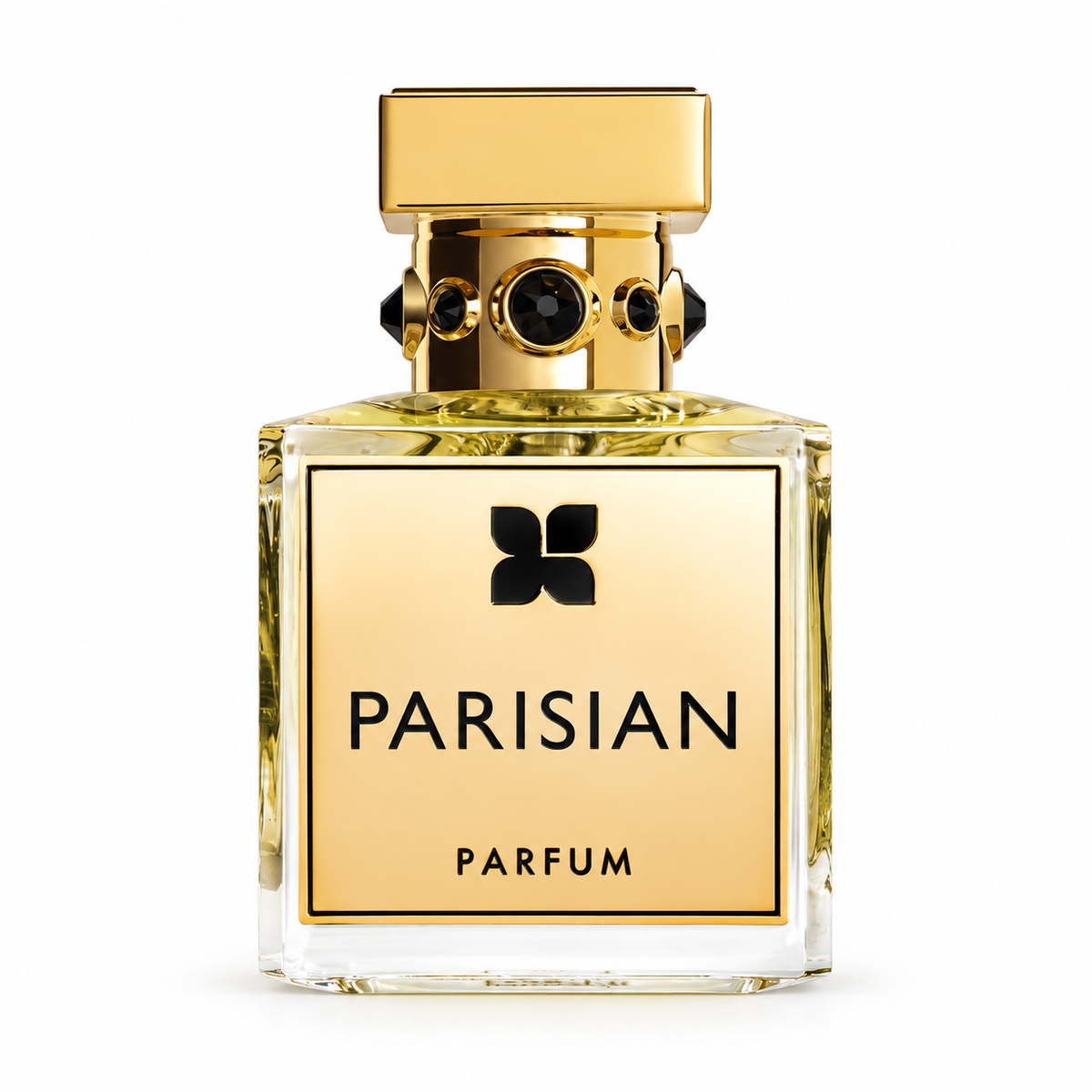 Parisian by Fragrance Du Bois — original bottle shown for fragrance identification; decants supplied in Scent Rush atomizers