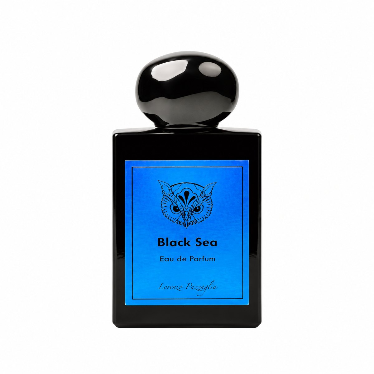Lorenzo Pazzaglia Black Sea fragrance bottle reference; tester box not pictured