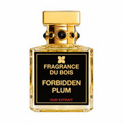 Fragrance du Bois Forbidden Plum fragrance bottle reference; tester box not pictured