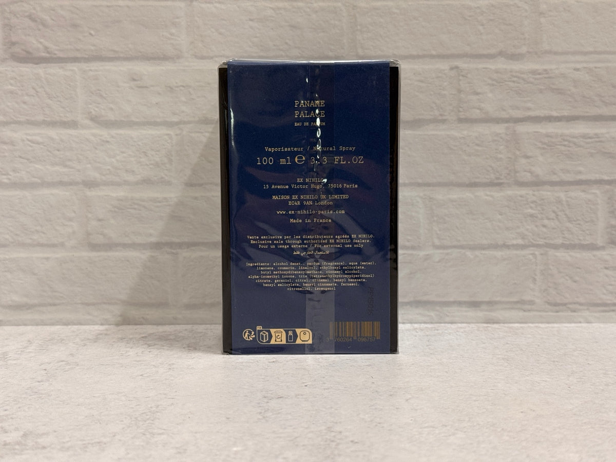 Paname Palace Eau de Parfum by EX NIHILO — Retail — original packaging or bottle base photograph
