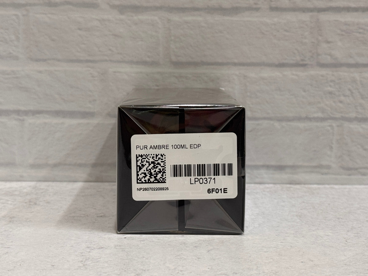 Pur Ambre Eau de Parfum by Louis Vuitton — Retail — original batch and size label photograph