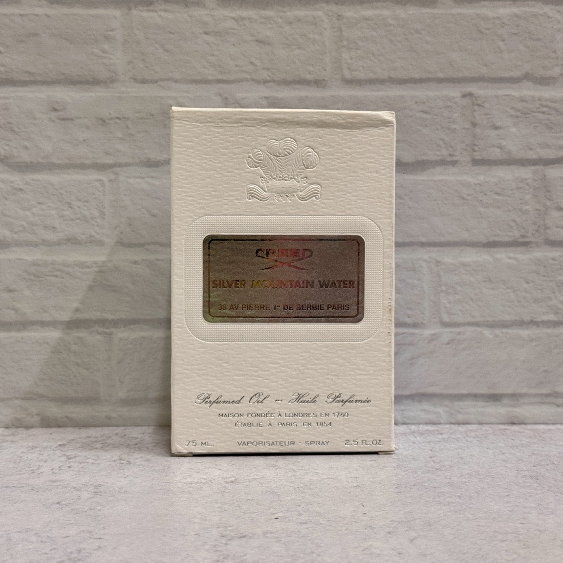 Creed Silver Mountain Water Perfumed Oil 75 mL — new in box