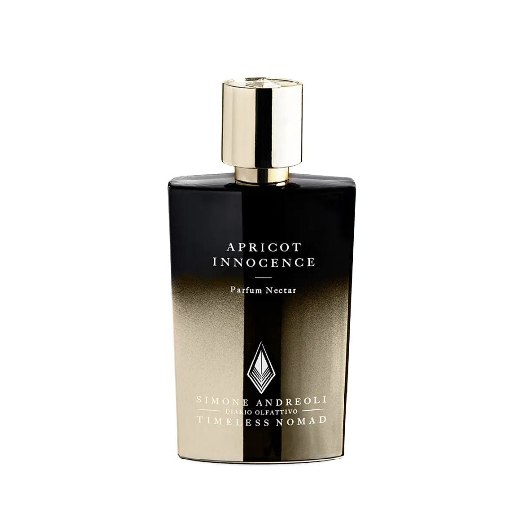 Apricot Innocence bottle; decants ship in Scent Rush atomizers