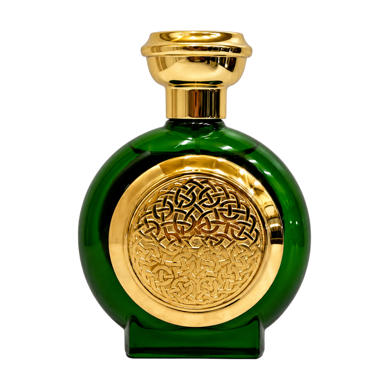 Knight of Love by Boadicea the Victorious green and gold fragrance bottle