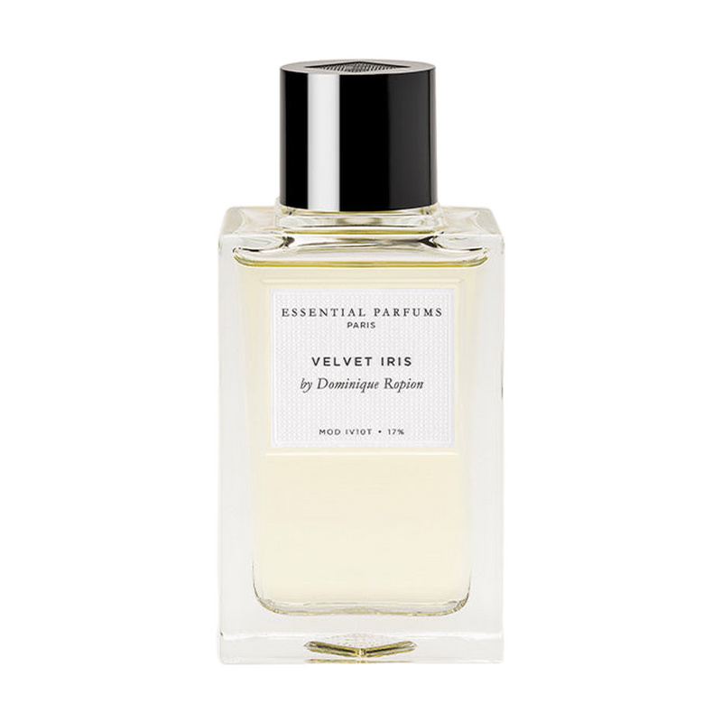 Essential Parfums velvet iris — official bottle reference front view; tester cap and packaging may differ