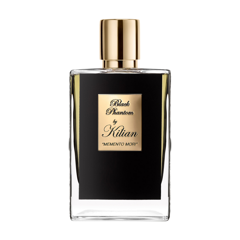Kilian Black Phantom Memento Mori retail bottle reference photo; tester presentation may differ