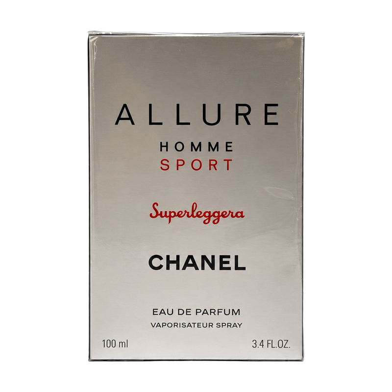 CHANEL Allure Homme Sport Superleggera Eau de Parfum 100 ml sealed retail box — front view