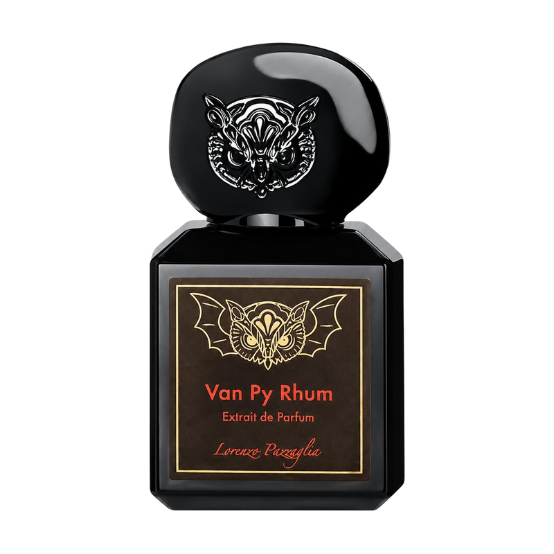 Lorenzo Pazzaglia Van Py Rhum fragrance bottle reference; tester box not pictured