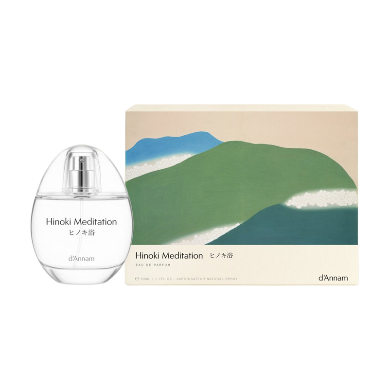 Hinoki Meditation by d’Annam — full-size bottle shown for fragrance identification; sample sold separately