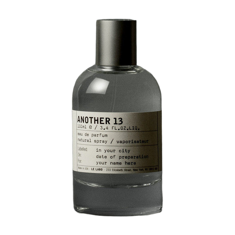 Le Labo Another 13 100 mL bottle with cap — manufacturer reference image; tester labeling may differ