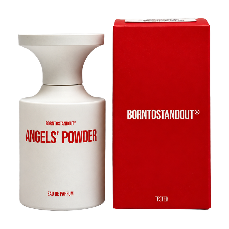 Angels' Powder by BORNTOSTANDOUT | Tester — actual product and packaging