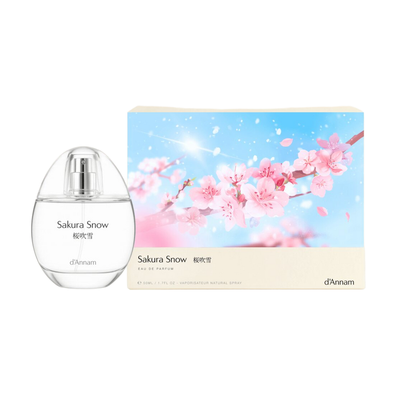 Sakura Snow by d’Annam — full-size bottle shown for fragrance identification; sample sold separately