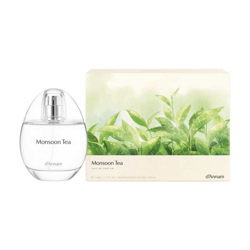 Monsoon Tea by d’Annam — full-size bottle shown for fragrance identification; sample sold separately