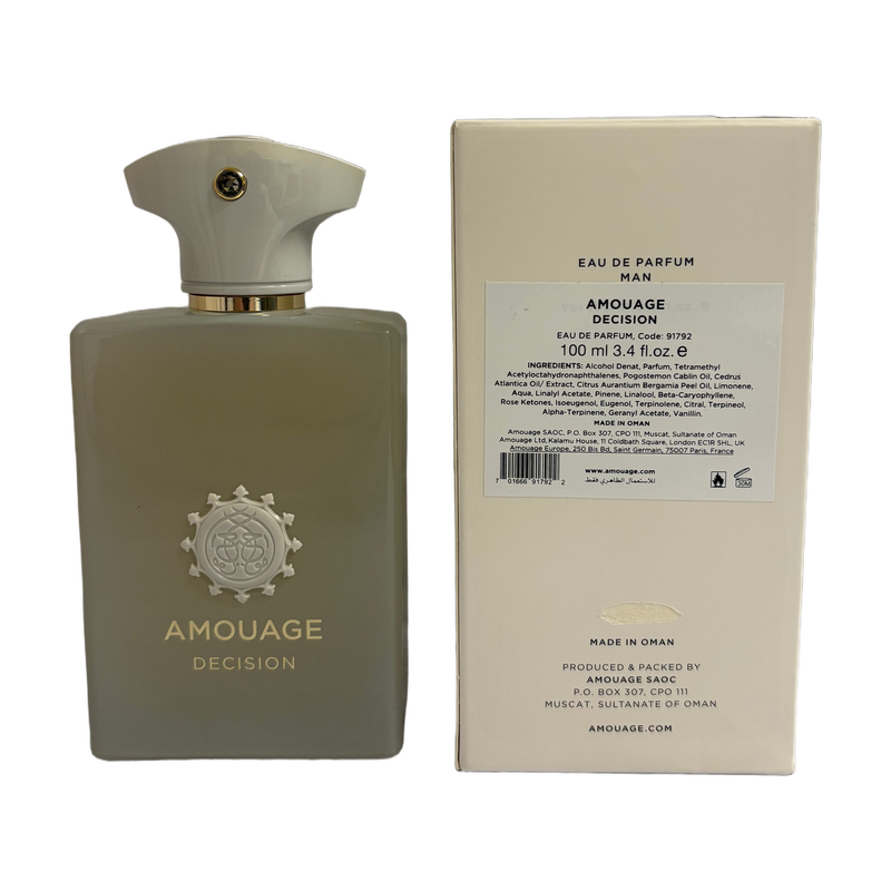 Amouage Decision Eau de Parfum 100 mL | Decoded Tester