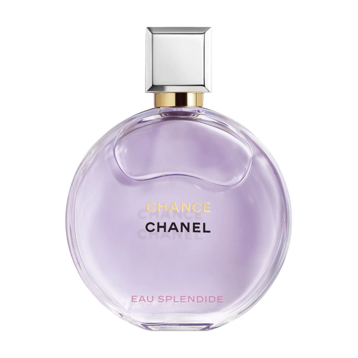 Chanel perfume bottle on a white background