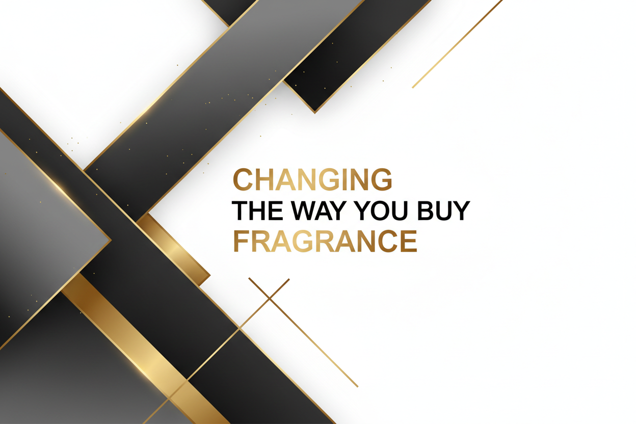 Ultra-modern fragrance banner