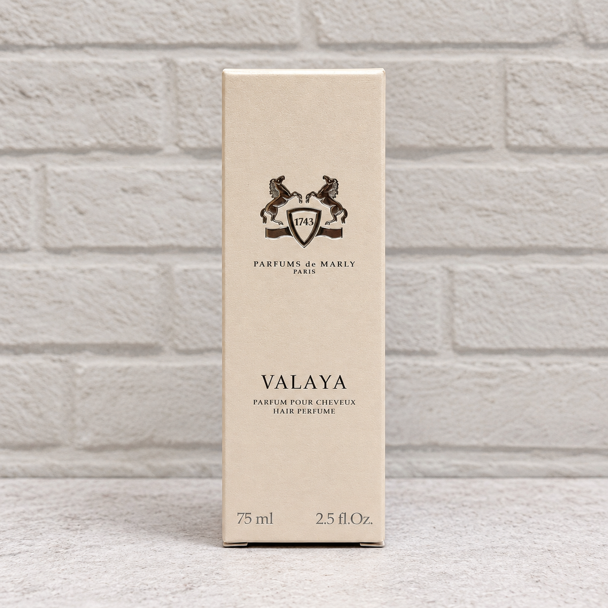 Parfums de Marly Valaya Hair Perfume 75 mL retail box front