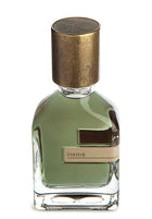 Orto Parisi Viride fragrance bottle on a white background; original bottle not included with decants.