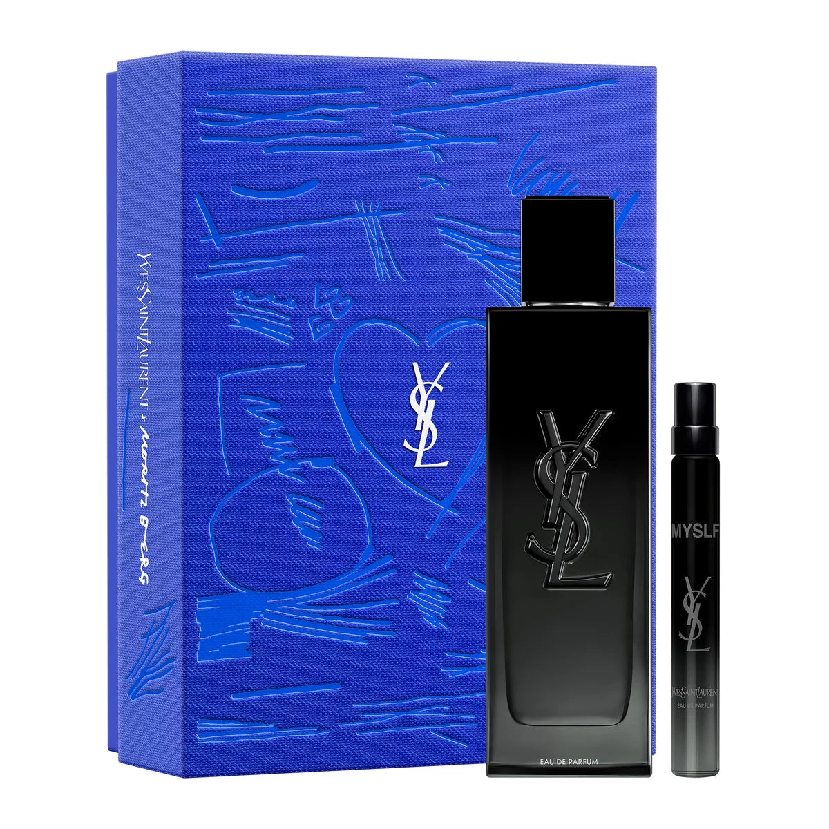 MYSLF Eau de Parfum gift set with 100 mL bottle and 10 mL spray by YSL Beauty